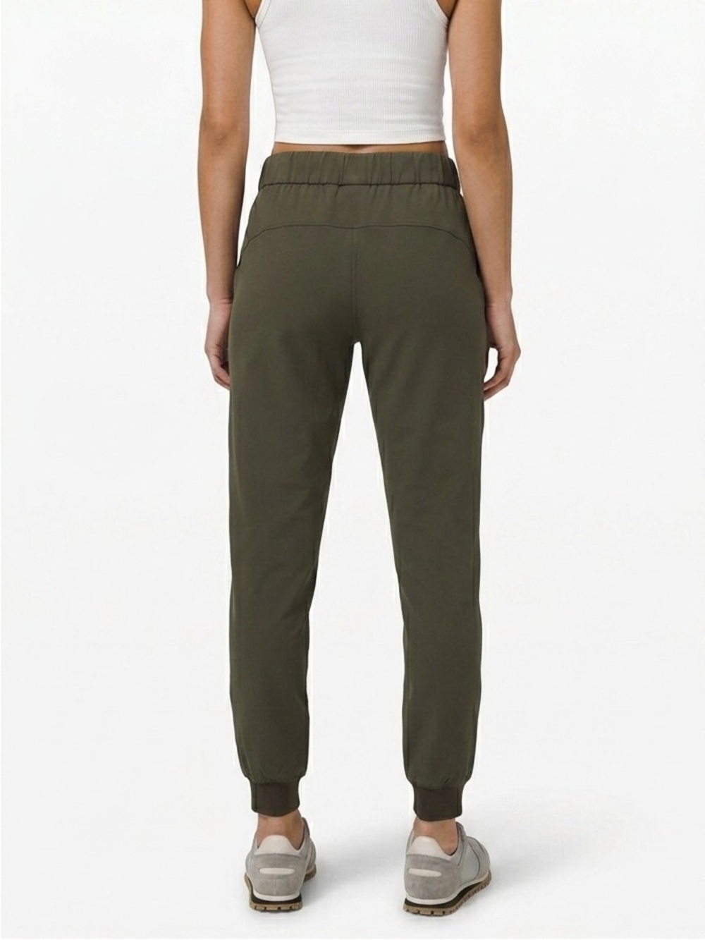 lululemon athletica “On the Fly” Olive Joggers, crisp tag, athleisure, track - Picture 2 of 14